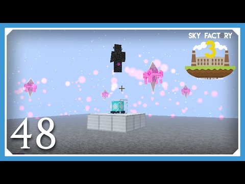 FTB Sky Factory 3 | Botania Guardian Of Gaia Ritual! | E48 (Modded Skyblock Minecraft 1.10.2)