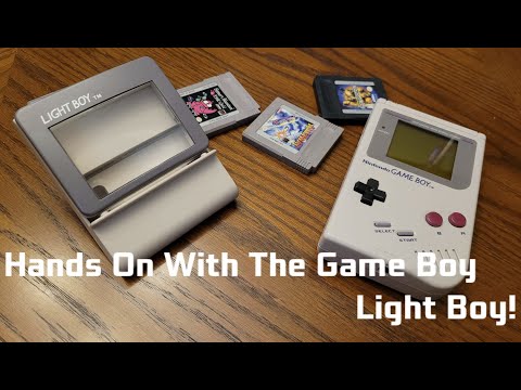 Hands on with the Game Boy Light Boy!