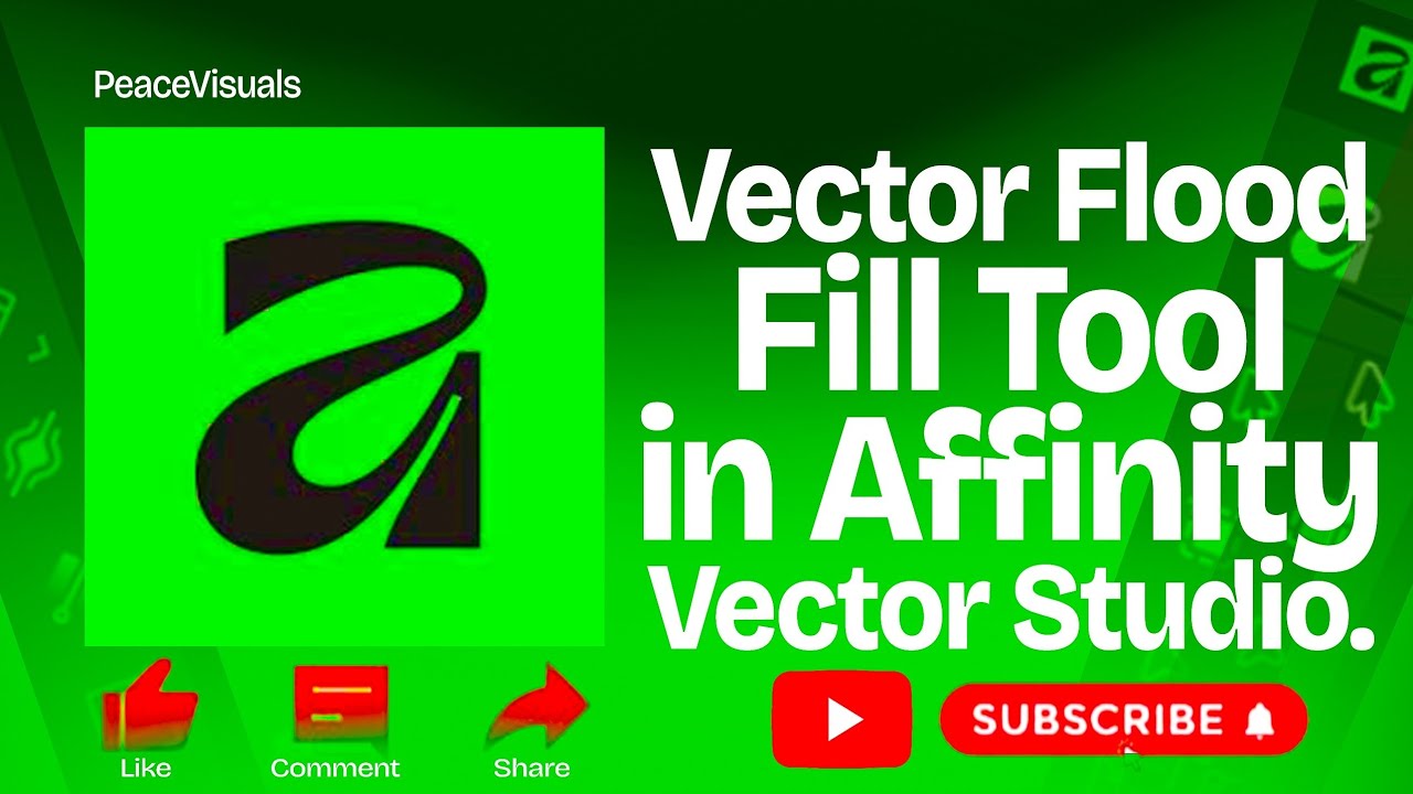 VECTOR FLOODFILL TOOL IN AFFINITY VECTOR STUDIO @Affinity @affinitywithdansky@affinityswing