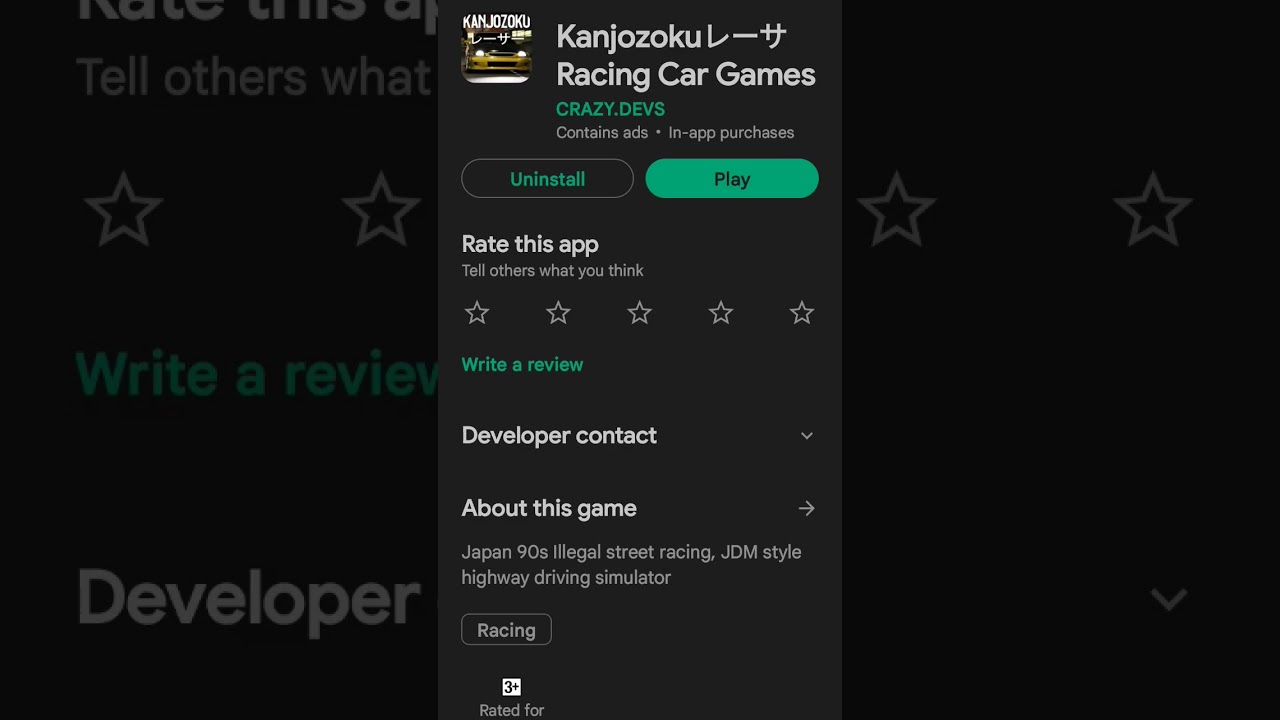 kanjozoku Car Racing Gameplay 2023 #newgame #carracing