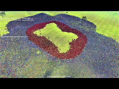 1000 Spartans vs 15,000 Romans Ultimate Epic Battle Simulator UEBS