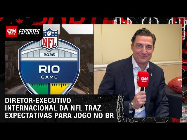 Diretor da NFL celebra jogo no Maracanã: "Nos apresentar a novos públicos" | CNN ESPORTES