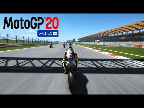 MotoGP 20 PS4 Pro - Rossi vs Marquez at Sepang