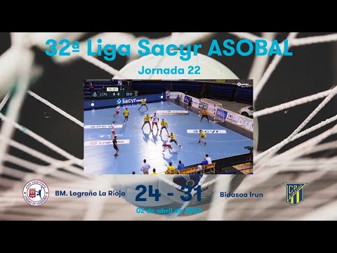 32ª Liga Sacyr ASOBAL J22: BM. Logroño La Rioja - Bidasoa Irun 24-31