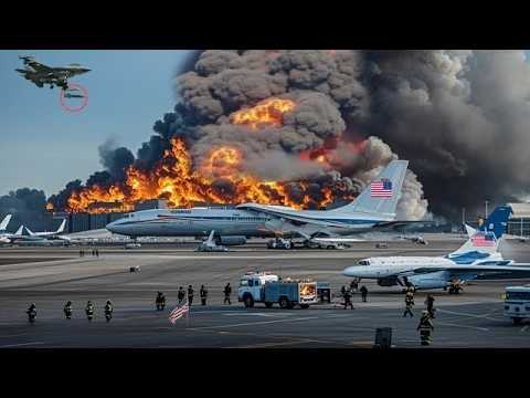 13 perce! A legnagyobb amerikai légibázist Ukrajnában megsemmisítették az orosz Jak-141-es repülőgép