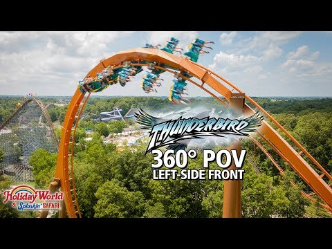 Thunderbird Launched Wing Roller Coaster Holiday World