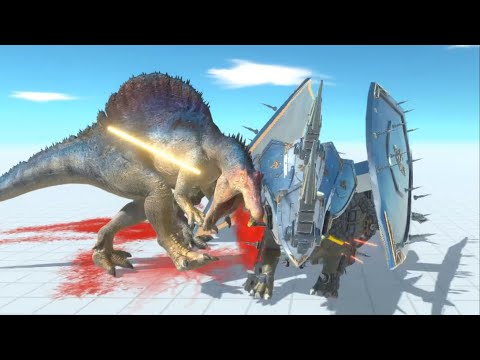 Robot Triceratops VS Army Faction from All Units | Epic Battle - Animal Revolt Battle Simulator