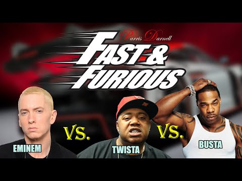 EMINEM vs. TWISTA vs. BUSTA RHYMES. Who's Faster?