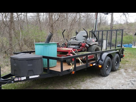 Tractor Supply Trailer 6x14 Tandem Axle