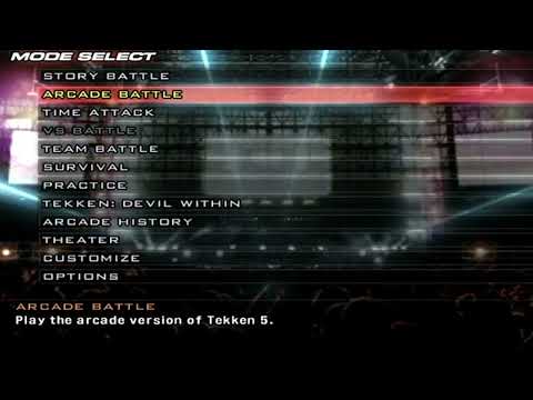 TEKKEN 5 MAIN MENU FOR 30 MINUTES HD VERSION