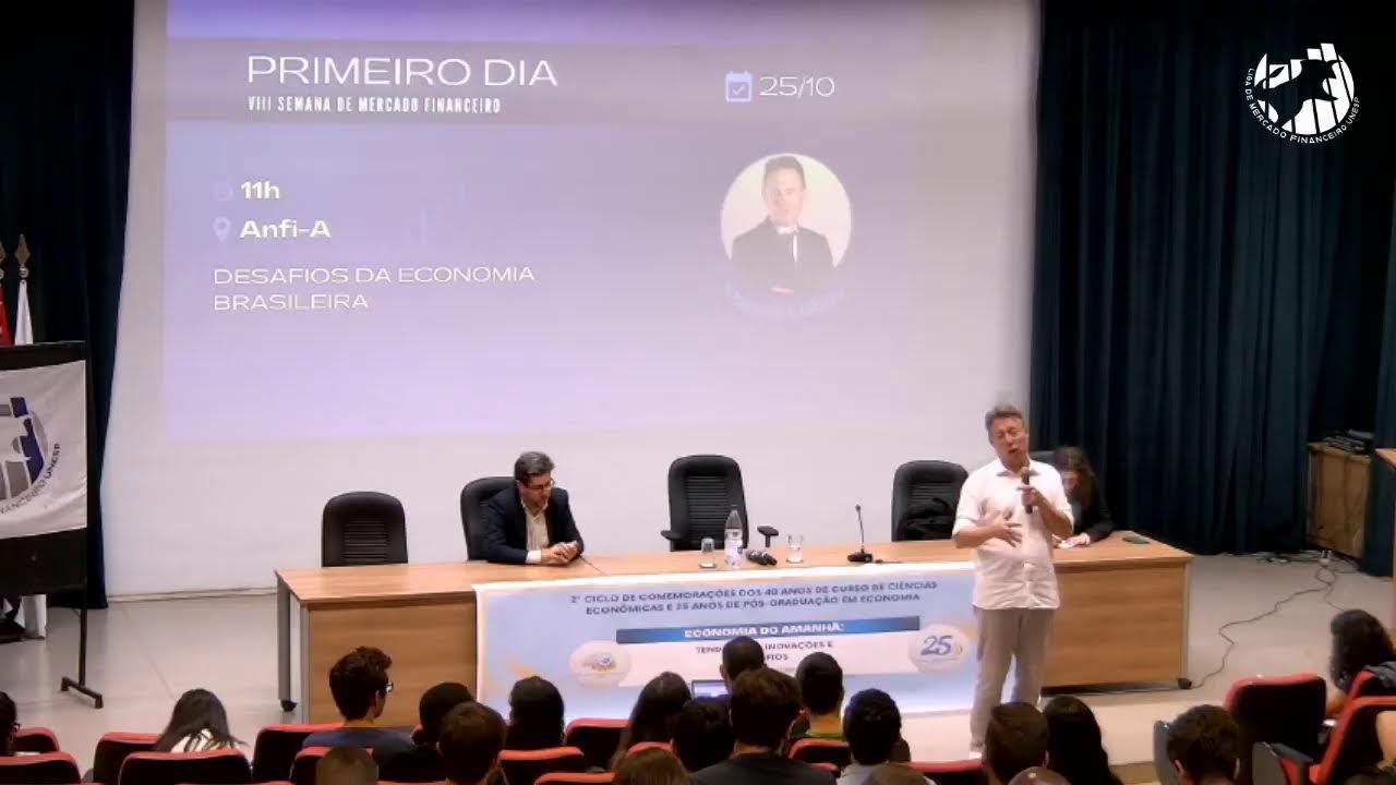 Palestras com Elza Albuquerque e Marcos Lisboa