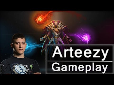 EG.Arteezy Invoker Gameplay - Evil Geniuses