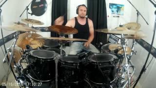 The Black Maria "Waking Up With The Wolves" Drum Cover