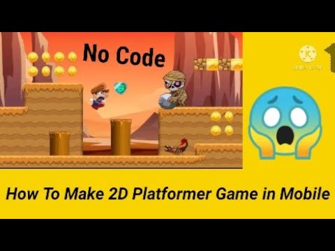 How To Make 2D Platformer Game in Mobile || No Code