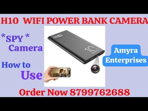 Ae wifi spy power bank camera wireless 4k hidden 10000mah mo...