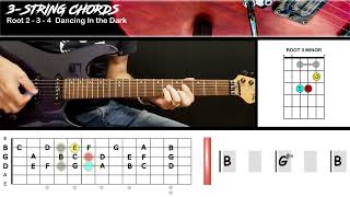Dancing In the Dark - Bruce Springsteen | GUITAR LESSON | Triad Chords