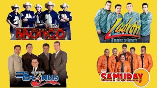 Grupo Samuray,Grupo Bryndis, Grupo Ladron, Grupo Bronco Sus Mejores Canciones - Mix Nuevo Romantica