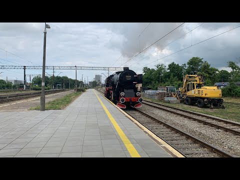 Pociąg Repatriantów z parowozem Ty42-24 17.06.2023r Oleśnica