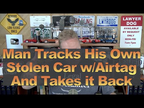 Man Tracks His Own Stolen Car w/Airtag And Takes it Back