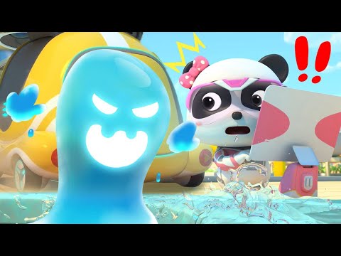 Monster in Water Pipe | Super Rescue Team | Kids Cartoon | Animation for Kids | BabyBus