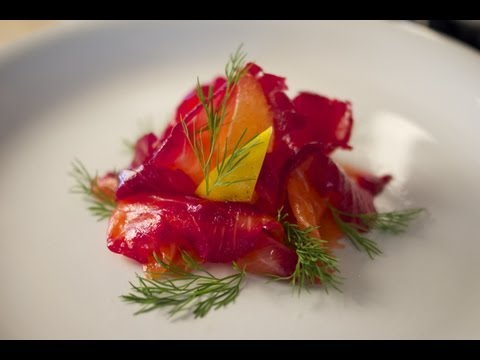 Beetroot Cured Salmon – Bruno Albouze