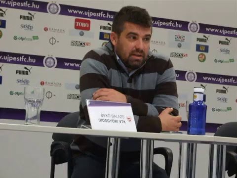 Újpest vs. DVTK 15/16 - Edzői nyilatkozatok - boon.hu