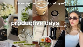 becoming the best version of myself in *2025*🌟 productive days, morning routine, & working out!