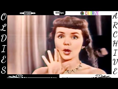 Teresa Brewer - Ricochet (Live TV Show, 1953) [Colorize + Stereo Mix + 60fps]