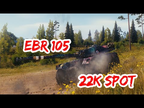 World Of Tanks 🆕 Panhard EBR 105 22K Spot Damage