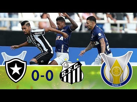 Melhores momentos - Botafogo 0 x 0 Santos - Campeonato Brasileiro (04/08/2018)