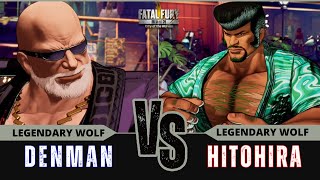 FF:CotW 🐺 DENMAN (Mr.Big) vs HITOHIRA (Marco Rodrigues)⭐Replay Match - FATAL FURY: CotW - 12/25