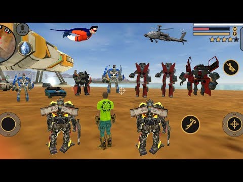 Vegas Crime Simulator (Vegas SuperHero Fight Upgrade Robot Car) -Robot Car 2.0 - Android Gameplay HD