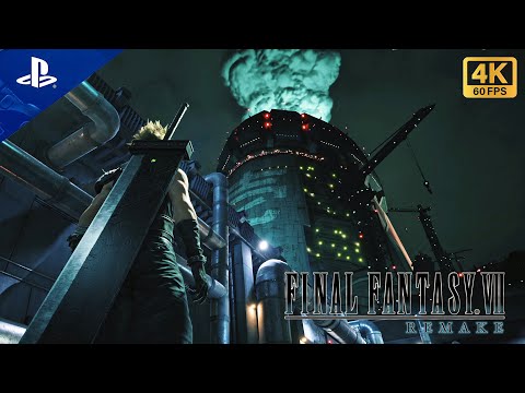 Final Fantasy 7: Remake | Part 1: Destruction Of Mako Reactor 1 - 100% 4K 60FPS Walkthrough