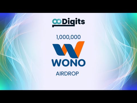 AIRDROP 1,000,000 WONO NA PLATAFORMA 18DIGITS PERIODO 01/02 A 14/02/2022