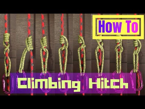 [ Back To Basic 攀樹基本野 ] Climbing Hitch Tutorial 攀樹摩擦繩結- 8 basic Eye To Eye Hitch