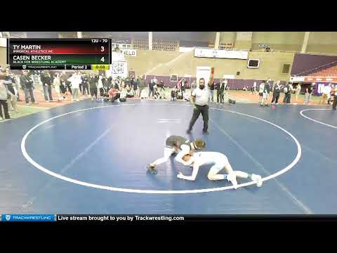 70 Lbs 1st Place Match - Casen Becker, Black Fox Wrestling Academy Vs Ty Martin, Immortal Athletic