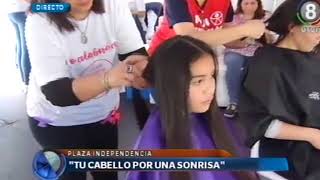 Plaza Independencia: "Tu cabello por una sonrisa"