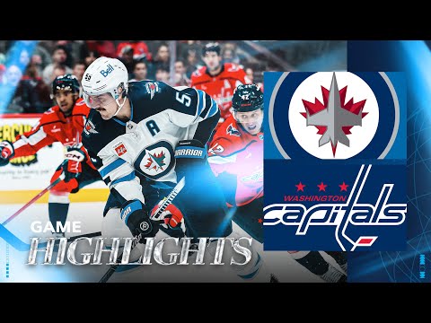Washington Capitals vs. Winnipeg Jets - Game Highlights