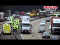 M27 lorry crash - YouTube
