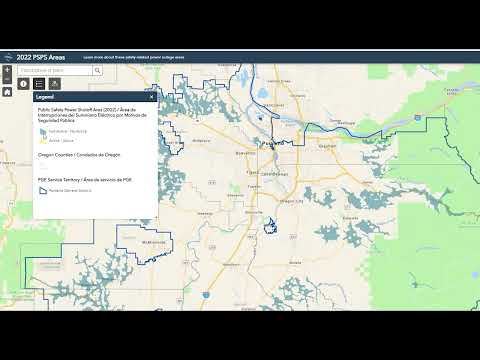Portland General Electric Outage Map