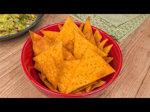 DORITOS FEITO EM CASA TORTILHAS NACHOS CROCANTES RECEITA ECONÔMICA | Cook'n Enjoy 1171