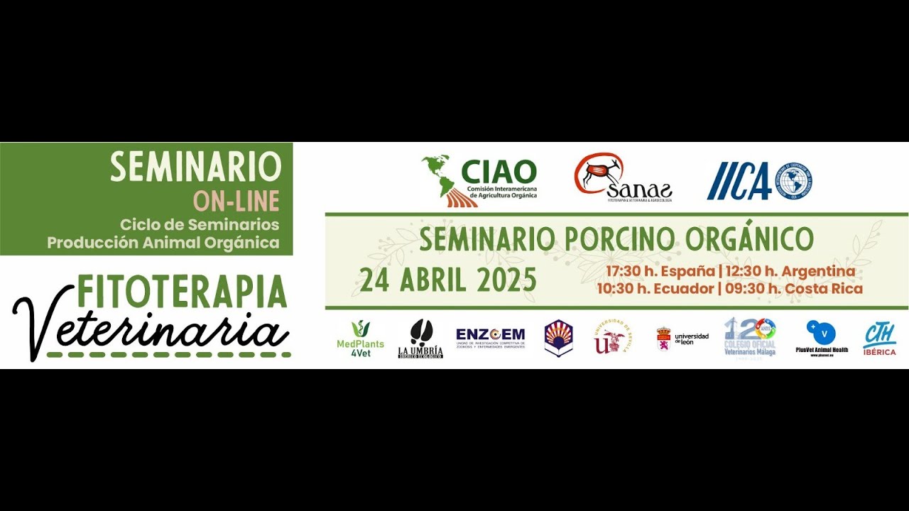 Ciclo de Seminarios Producción Orgánica- Edición Porcinos