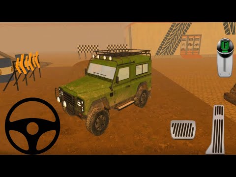 4x4 Dirt Offroad Parking Gameplay Walkthrough Part 1 - Crazy Jeep Offroad Drive