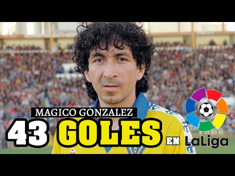 🇸🇻 Los 43 GOLES que MÁGICO GONZÁLEZ marcó en LA LIGA ESPAÑOLA 🇪🇸