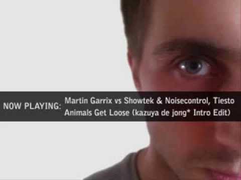 Martin Garrix vs Showtek & Noisecontrol, Tiesto - Animals Get Loose (kazuya de jong* Intro Edit)