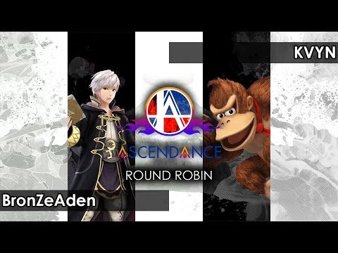 Smash 4: BronZeAden (Robin/Pit) V KVYN | KVYN (Donkey Kong) - Ascendance 65 Tournament SSB4