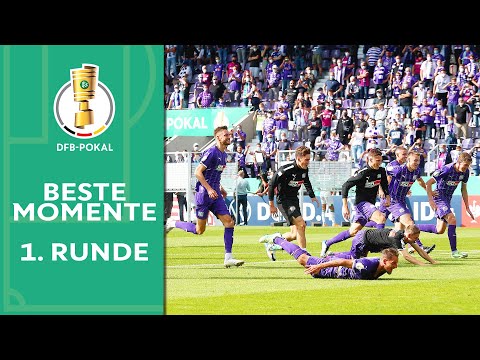 61-Meter-Bude 🚀 Tore ohne Ende und vergebene Chancen! Die besten Momente der 1. Runde im DFB-Pokal