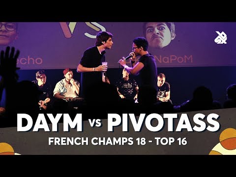 DAYM vs PIVOTASS | French Beatbox Championship 2018 | Top 16