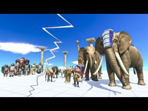 Gang Battle | Mammals vs Mutant Primates - Animal Revolt Battle Simulator