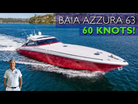 Baia Azzurra 63 Boat Walkthrough & Review | 60-Knot Luxury Yacht Tour! 🚤🔥 | We Love Boating